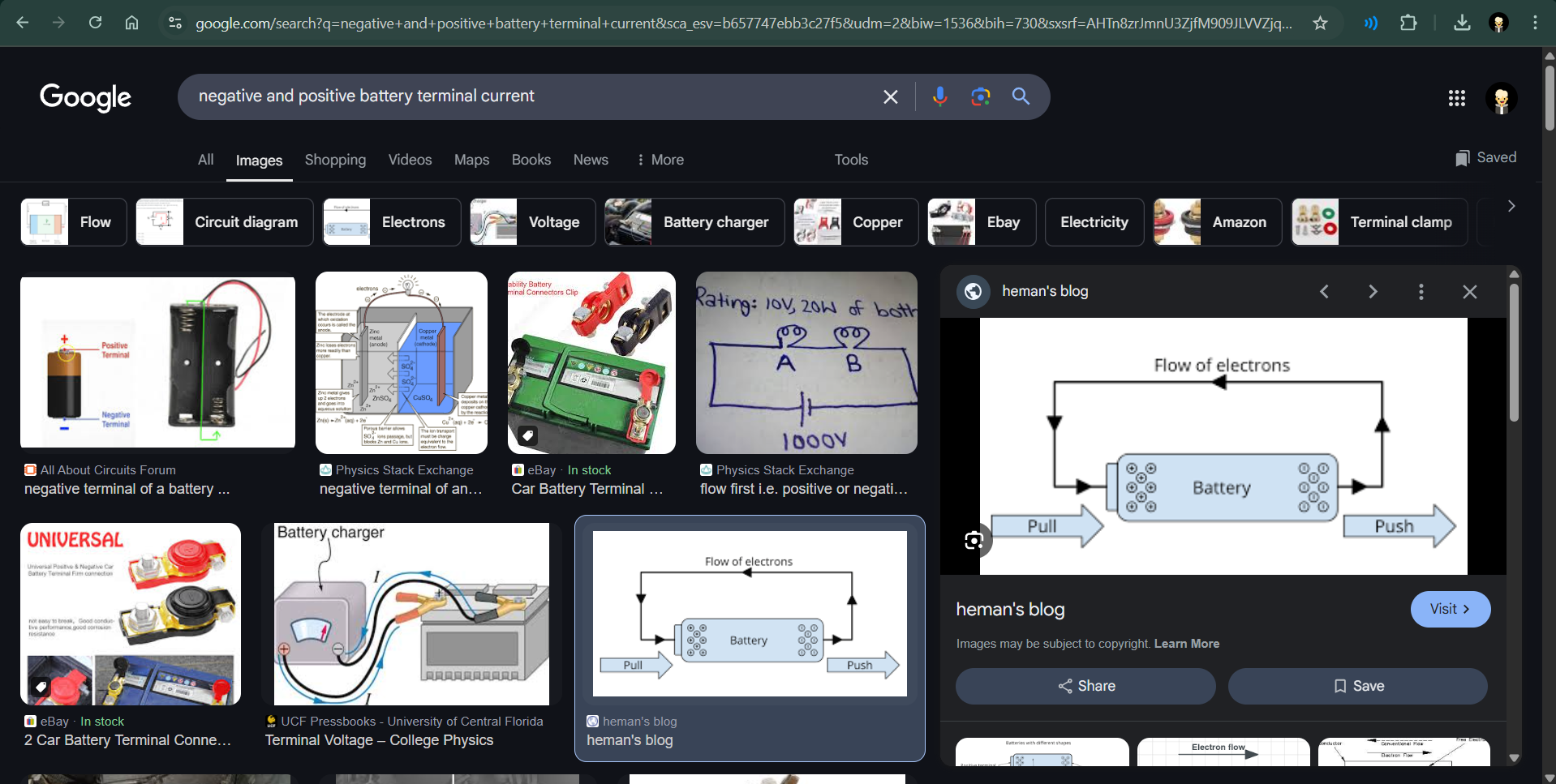 Understanding the flow of electrons in a circuit just in case